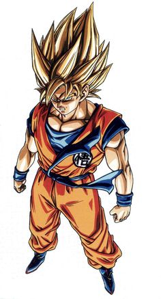 a drawing of the character gohan from dragon ball super broly, which appears to be in color