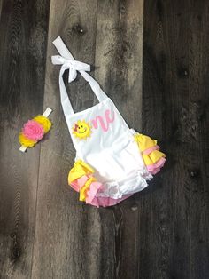 Sunshine Theme, Circus 1st Birthdays, Princess First Birthday, Birthday Romper, Girly Birthday Party, 1st Birthday Outfit