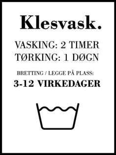 a black and white poster with the words klevask, vaksing 2 timer