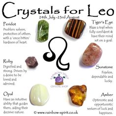 Ruins Symbols, Rock Meanings, Crystals For Leo, Leo Crystals, Leo Zodiac Sign, Ruby In Zoisite