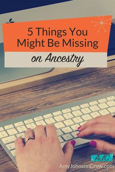 a woman typing on a keyboard with the words 5 things you might be missing on anec