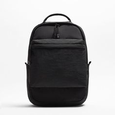 Nwt. Zara Man Black Soft Plain Backpack Made From High-Tech Fabric. Main Compartment With Zipper Closure, Internal Pocket For Electronic Devices Up To 13 Inches. Front And Side Pockets With Textile Fastening. Padded Back For A Comfortable Fit. Top Handle, Adjustable Padded Straps. Height X Length X Width: 50 X 32 X 23 Cm, 19" X 12" X 5,5". Ref. 3230/020. Functional Commuting Backpack Shoulder Bag, Modern Black Backpack For Everyday Use, Black School Bag With Functional Pockets, Black School Bags With Functional Pockets, Black Rectangular Nylon Backpack, Urban Nylon Bags For Commuting, Rectangular Black Nylon Backpack, Black Nylon Rectangular Backpack, Black Nylon Backpack With Zipper Pocket