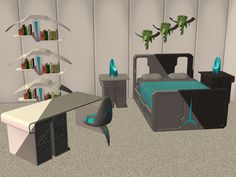 Alien Bedroom, Sci Fi Alien, Tile Tables, Bed Price, Ikea Lack, Best Sims, Into The Future