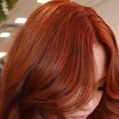 Burnt Copper Hair, Red Copper Hair, Redhead Hair Color, Joico Color Intensity, Redhead Hair, Copper Brown Hair, Highlights Babylights, Bronze Hair, Joico Color