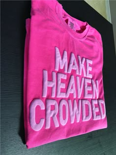 Make Heaven Crowded Unisex Christian Crewneck Sweatshirt,Christian clothing,Bible verse sweatshirt,Aesthetic shirt,Religious Shirt, Church,embossed puff shırt We design trendy sweatshirts that you can use in every important day of your life. We produce beautiful and quality designs that can be used in all kinds of activities that you will do with your family or friends. These designs will offer you and your environment a unique complement. We are very excited to bring you our high quality and soft, trendy sweatshirt. Every sweatshirt we made means a new excitement for us. ▶️ HOW TO ORDER ATTENTION 📌 Please, 1️⃣Swipe to all of the pictures. 2️⃣Select style and size from drop down menus. 3️⃣Select sweatshirt colors from drop down menus. 4️⃣Select quantity. 5️⃣For every single sweatshirt you Make Heaven Crowded Hoodie, Christian Vacation Outfits, Make Heaven Crowded Sweatshirt, Fca Shirts Design, Cute Christian Apparel, Make Heaven Crowded Shirt, Puff Vinyl Sweatshirt Ideas, Christian Clothes Aesthetic, Clothes Shop Aesthetic