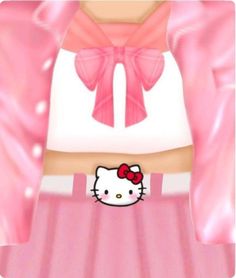 Hello Kitty Outfit, Cute White Shirts, Roblox Brookhaven, Images Hello Kitty, Bff Shirts