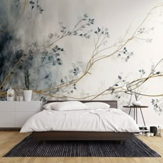 Customizable Design, Chinoiserie Wallpaper Peel and Stick,  Watercolor Peony Tree Wall Mural, Self Adhesive Wallpaper. Floral Mural. Flowers Wallpaper.  Spring Flowers Wallpaper, Tree Wallpaper, Wall Decor, Vintage Wallpaper, Vintage Wallpaper. Watercolor peel and stick paper. Increase your children's imagination with Aura Home Decoration Designs.         🚚 FREE EXPRESS SHIPPING! 🚚 ✓ We can customize our designs (Size, Color etc.) ✓ Premium Materials and Inks ✓ Peel & Stick or Traditional Wall Wallpaper On Ceiling Bedroom Floral, Peaceful Wallpaper For Bedroom, Relaxing Wallpaper For Bedroom, Modern Floral Bedroom Wallpaper, Relaxing Wallpaper Bedroom, Wallpaper Murals Bedroom Tree, London Watercolor Wallpaper Bedroom, Toile Wallpaper Bedroom, Bold Wallpaper Bedroom