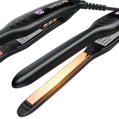 PRICES MAY VARY. 𝐓𝐇𝐄 𝐖𝐎𝐑𝐋𝐃'𝐒 𝐋𝐎𝐍𝐆𝐄𝐒𝐓 𝐏𝐋𝐀𝐓𝐄: The Titanium Plate with Argan Oil provides faster straightening and increased shine while high levels of negative ions produce silky, smooth and conditioned hair. This Damage-free Flat Iron helps retain moisture and enhances your hair long-term. 𝐒𝐔𝐏𝐄𝐑 𝐄𝐀�𝐒𝐘 𝐓𝐎 𝐔𝐒𝐄: The Human-factor Engineering Designed Shape helps you relax your arm when you styling. The floating plates glide through hair, smoothing and polishing each Travel Flat Iron, Bang Man, Hair Smoothing, Mini Hair Straightener, Titanium Flat Iron, Beard Shapes, Travel Flats, Beard Straightening, Flat Irons