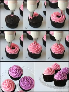 how to decorate cupcakes with fondant icing and piping - step by step instructions