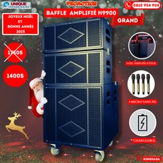 🔥 PROMOTION 🔥
Baffle Amplifié H9900 ET H9800 🎤 🔊
La solution sonore ultime
Présentation des enceintes H9900 et H9800 : votre solution audio ultime pour un son cristallin et des performances puissantes.
Avec quatre microphones intégrés, ces amplificateurs garantissent que votre voix soit entendue haut et fort, même dans les plus grandes salles. Que vous fassiez une présentation, dirigiez une réunion ou organisiez un événement, nos amplificateurs offrent une qualité sonore exceptionnelle qui captivera votre public.
Faites l'expérience de la différence d'un son de qualité professionnelle avec nos amplificateurs faciles à utiliser. Améliorez votre son, améliorez votre message.
OFFRE À DURÉE LIMITÉE, EXPIRE LE 21 DÉCEMBRE 2024 OU PLUS TÔT SI ÉPUISÉ
Rendez-vous rapidement dans notre magasin