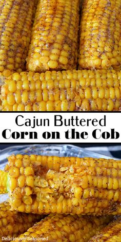 grilled corn on the cob is an easy and delicious side dish that can be made in less than 30 minutes