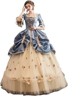 #ad Top Rated KEMAO Evening Renaissance Costume Marie Antoinette Dress Victorian Ball Gown, Fashion Women's Dresses Victorian Dress Gown, Baroque Dress, Rococo Dress, Antoinette Dress, Victorian Gown, 18th Century Dress, Period Dress, Costume Ball, Victorian Costume