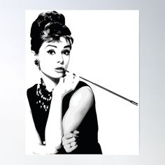 High-quality posters to hang in dorms, bedrooms or offices. Multiple sizes are available. Printed on 185gsm semi gloss poster paper. Additional sizes are available. Audrey Hepburn Breakfast at Tiffany's Audrey Hepburn Poster, Audrey Hepburn Breakfast At Tiffanys, Breakfast At Tiffany's, Breakfast At Tiffanys, Audrey Hepburn, Quality Posters, Sale Poster, Roses, For Sale