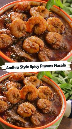 Andhra Style Spicy Prawns Masala Curry | Vismai Food Prawns Curry, Tandoori Recipes, Prawn Masala, Spicy Prawns, Prawn Curry, Tasty Snacks, Prawn Recipes, Curry Chicken Recipes