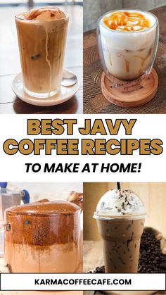 the best coffee recipes to make at home