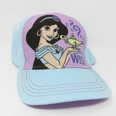 Brand new with tags! by Abg Accessories Disney Licensed Beautiful cap featuring Jasmine holding lamp "Make a WISH" Disney Adjustable Baseball Cap, Adjustable Disney Baseball Cap, Disney Adjustable Cap, Adjustable Disney Cap, Themed Baseball Cap, Themed Baseball Cap One Size Fits Most, Themed Baseball Cap, One Size Fits Most, Themed Adjustable Baseball Cap, Adjustable Themed Cap Style Hat