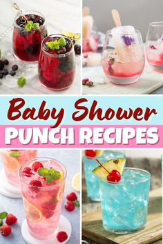 baby shower punch recipes for babies and toddlers