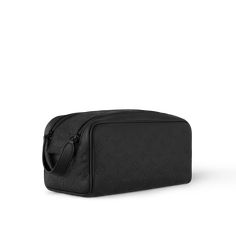 LOUIS VUITTON® - Dopp Kit - Black Micro Bags, Louis Vuitton Official Website, Trunk Bag, Dopp Kit, Wallet Pouch, Monogram Bag, Louis Vuitton Official, Silver Jewelry Fashion, Accessories Collection