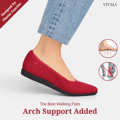 Experience the ultimate in foot relief with VIVAIA Margot CloudWalker Flats!✅Arch Support, Walking With All-Around Support✅Pressure relieving insole, cushioning and breathable✅stretchy and soft no rubbing or blisters✅innovative knit technology unmatched comfort✅Machine washable✅Free Shipping & Returns #boots #sandals #mules #loafers #heels #flats #shoes #womenfashion #womenshoes #fashion #outfits #ootd #sustainable #archsupport #ecofriendly #vegan #bunions #autumn #winter #spring #summer #travel Loafers Heels, Flats With Arch Support, Knit Headband Pattern, Basic Workout, Crochet Fashion Patterns, Fashion Victim, Flats Shoes, Bellini, Pretty Shoes