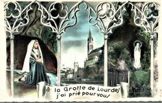 an old postcard with a woman dressed in medieval garb