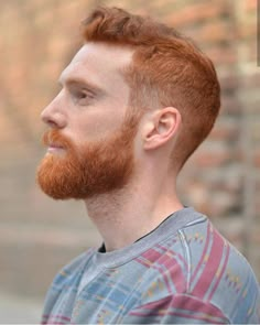 Redhead Guys, Redhead Hairstyles, Ginger Man, Beard Hairstyle