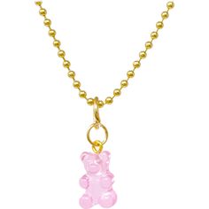 Adjustable necklace with pink gummy bear charm | Zomi Gems | Gummy Bear Necklace, Pink (Gold, One Size)  |  Maisonette collects the best children’s products from around the world (unlike Zulily, Etsy, The Tot, Farfetch Kids, Childrensalon, Crate and Kids, Kohls, Wayfair, Buy Buy Baby, Nordstroms, Mini Boden, J.Crew Factory, or PotteryBarn Kids), creating a curated shopping experience for you. Think of us as your shortcut to fashion for litte ones! Bear Necklace, Mini Boden, Buy Buy Baby, Gummy Bears, Accessories Necklace, Adjustable Necklace, Gems Jewelry, Pottery Barn Kids, Pink And Gold