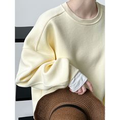 Letter Embroidered Beige Sweatshirt  Material: 50% Cotton+50%polyester  Size: S,M, L Color: Beige  Season: Spring, Autumn, Winter   Occasion: Leisure, Outdoor, Daily, Vacation, Solid Color Fleece Top With Drop Shoulder, Beige Crew Sweatshirt For Winter, Beige Crew Neck Sweatshirt For Winter, Beige Crew Neck Winter Sweatshirt, Cream Crew Sweatshirt For Spring, Oversized Cream Crew Sweatshirt, Cream Fleece Top With Ribbed Cuffs, Cream Fleece Crew Neck Top, Winter Crew Neck Plain Sweatshirt