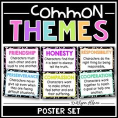 the poster set for common themes