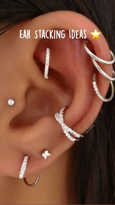 the ear stacking ideas are perfect for piercing