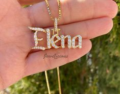 Custom Gold Nameplate Jewelry, Luxury Gold Name Necklace With Custom Name, Custom Gold Name Jewelry, Custom Gold Jewelry With Name, Custom Gold Jewelry With Custom Name, Customized Luxury Gold Jewelry, Customized Gold Cuban Link Jewelry, Customizable Gold Fine Jewelry, Customizable Fine Jewelry In Gold