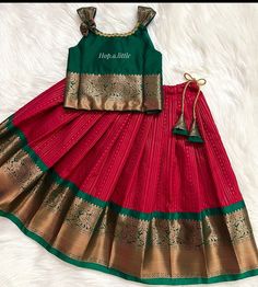 Baby Girl Dresses Traditional, Pattu Dress For Kids, Pavadai Sattai Designs Kids, Pattupavadai Designs For Kids, Kids Pattu Pavadai Designs Latest, Baby Pattu Pavadai Designs, Pattu Frocks For Kids, Pattupavada For Kids, Kids Pattupavada