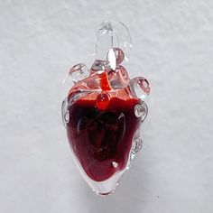 Glass Heart Blood Vial Necklace, Gothic Vampire Heart Pendant, Glass Empty Heart Vial Necklace, Blood Bond Keepsake, Anniversary Couple Gift You are the only one in my heart. This pendant can be filled with any kind of liquid or any color you like. It's refillable and with a lid on it. It is made of premium glass by lampwork craftsmanship. It takes 3 hours at 3600 degrees with low success rate. Uniquely handcrafted, there will never be the same two pieces in the galaxy. Safely packaged in a jewe Blood Necklace Vial, Glass Heart Aesthetic, Blood Vial Necklace, Necklace Blood, Necklace For Couples, Smokey Eyeshadow Palette, Heart Organ, Glass Heart Necklace, Origin Of Halloween