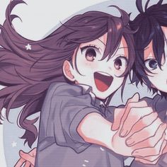 Cute Matching Anime Pfps Friends, Matching Anime Pfps Couple Aesthetic, Matching Anime Pfp For Best Friends, Anime Friend Matching Pfp, Anime Matching Pfp Horimiya, Matching Pfps For 2 Friends, Horimiya Matching Icons Couple, Hiromiya Matching Icons, Matching Pfps Horimiya