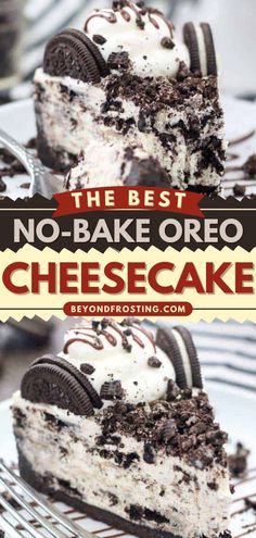 Best No-Bake Oreo Cheesecake, christmas treats, easy desserts Easy Cookies And Cream Cheesecake, Diy Oreo Cheesecake, Oreo Brookie Cheesecake, Easy Dessert Recipes Cheesecake, No Bake Oreo Cheesecake Delight, Oreo Cream Cheese Recipes, Oreo Cheesecake Desserts, Oreo Dessert Cheesecake