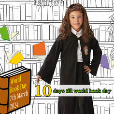 We are now just 10 days away from the much-anticipated World Book Day! The excitement is palpable as bibliophiles around the globe gear up to celebrate the magic of storytelling and the joy of reading. #fancydress #WorldBookDay