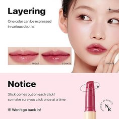 Achieve your perfect lip look with Nature Republic’s innovative lip tint! Featuring buildable layers, you can create a natural tint with one coat or intensify with two to three coats for a bold, glossy finish. Remember, the click mechanism ensures precise application—just click once at a time. Add this must-have to your makeup routine for versatile, beautiful lips! 
[Affiliate product link is tagged] 
#Affiliate  #Affiliatelink #Affiliateproduct #NatureRepublic #LipTintMagic #LayeredLips #BeautyTips #KBeautyLovers #GlossyLips #BuildableColor #MakeupEssentials #GlowUp The Click, Perfect Lips, Manuka Honey, Gloss Lipstick, Beautiful Lips, Beauty Tutorials, Lip Plumper