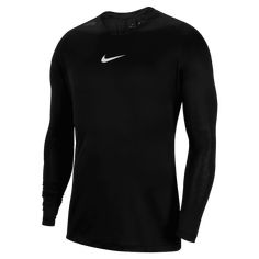 FIRST LAYER. FAST LAYER. For matches when you need a little extra warmth, the Nike Dri-FIT Park First Layer Jersey provides coverage that won’t cut down your speed. The stretchy fibers and Invisible Thumb Loops create a streamlined layer that moves smoothly below your kit. This product is made with 100% recycled polyester fibers. Dri-FIT technology helps you stay dry, comfortable and focused. Stretchy fabric with a smooth face provides a low-friction underlayer. Invisible Thumb Loops stay hidden Style Gym, Smooth Face, Layered Long Sleeve, Layered T Shirt, Mens Soccer, Long Sleeve Jersey, Soccer Jersey, Cristiano Ronaldo, Neymar