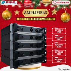 ⚡ PROMOTION⚡
XP SERIES AMPLIFIERS: XP1000, XP2500, XP3500, XP5000A ET XP7000 😎 🎵 
XP : Amplifiez votre son
Amplificateurs XP : Libérez tout le potentiel de votre système audio. Découvrez un son comme jamais auparavant. Amplifiez votre son, améliorez votre écoute. XP offre des performances audio puissantes et cristallines.
OFFRE À DURÉE LIMITÉE, EXPIRE LE 22 DÉCEMBRE 2024 OU PLUS TÔT SI ÉPUISÉ
Rendez-vous rapidement dans notre magasin le plus proche
Achetez Maintenant!
WhatsApp maintenant 0810 954 904
www.uniquetechnologies.co
marketing@uniquetechnologies.co
Visitez notre magasin maintenant.
Avenue du Colonel Ebeya 13, Gombe
Repère: Derrière l'Hôtel Memling, à côté de Kiros
Rond-Point de la Victoire, Galerie Bonne Chance, 1er Étage, Kalamu
Rond-Point Kin Mazière, Galerie Méga, Gombe, Rez-