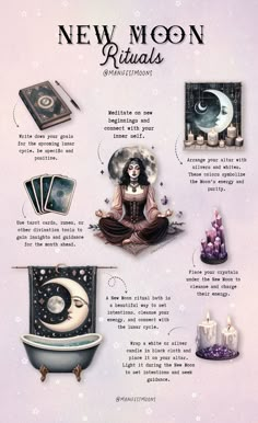 One of the most important magickal connections we have as witch's is the moon. Moon magick is associated with the Moon. Working rituals at the time of different phases of the moon can bring about physical or psychological change or transformation. This moon magick printable page is curated to aid with the basics you need to know about the moon phases. This Moon Magick printable page set  will be a perfect addition to your grimoire or book of shadows. This grimoire page includes : - 1 page of visual moon phase - 2 page of in depth descriptions about moon phases including affirmations - 4 pages of moon rituals - 2 pages of moon of the year You will receive 1 printable downloads in PDF format in: - A4 size If you find any mistake let us know and we will fix it. Please contact me if you have a White Witch Spells For Beginners, New Moon Witch, Beginner Witch Spells, Baby Witch Spells, Witch Spells For Beginners, Spell Book Pages Printable Free, New Moon Spells, New Moon Magic, Book Of Shadows Pdf