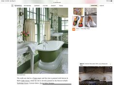 an image of a website page with pictures of shoes and bathtubs in it