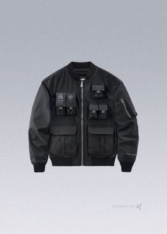 AIR BORNE SCL-3E Jackets - Shop Techwear Jackets - X Techwear Jacket, Buckle Jackets, Bear Jacket, Streetwear Men Outfits, Shopping Hacks, Shoulder Sleeve, Cyberpunk, Bomber Jacket, Jackets & Coats