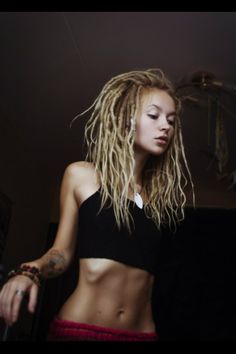 Blonde Dreads, Natural Dreads, Natural Human Hair, Cool Blonde Hair, Short Human Hair Wigs