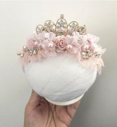 Baby Tiara, Mini Crown, Crown Headband, Small Flowers, Baby Stuff, Tiara, Hair Accessories, Crown