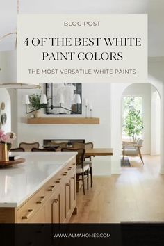 White is one of the hottest paint colors for interior and exterior. However, choosing the perfect white feels just about impossible.

Whether you are looking for a true crisp white or a white with hued undertones, we’ve rounded up our go-to white paint colors, purposely choosing the most versatile shades of white. These colors work for walls, ceilings, cabinets, exteriors, etc. — the sky really is the limit. Best White For Kitchen Walls, Off White House Paint, What White To Paint Walls, Whole House White Paint Colors, Warm Off White Paint Colors, Behr Whites, Best White Exterior Paint Colors, Best White Paint For Walls, Farmhouse White Paint