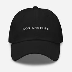 "Whether the City of Angels is your home or favorite travel destination, this hat belongs in your collection. This one's got a low profile with an adjustable strap and curved visor. * 100% chino cotton twill * Green Camo color is 35% chino cotton twill, 65% polyester * Unstructured, 6-panel, low-profile * 6 embroidered eyelets * 3 ⅛\" (7.6 cm) crown * Adjustable strap with antique buckle * Head circumference: 20 ½″-21 ⅝″ (50.8 cm-53.3 cm) * Blank product sourced from Vietnam or Bangladesh *Note Babette Ate Oatmeal, Queen Hat, Vanderpump Rules, Mom Hats, Happy Valley, Man Hat, Embroidered Caps, Camo Colors, Embroidered Hats