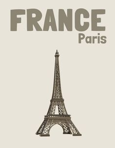 the eiffel tower in paris, france with text over it that reads travel guide