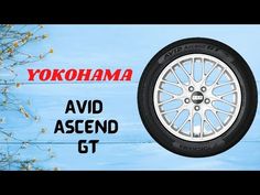 an advertisement with the words yokohama on it and a photo of a car tire