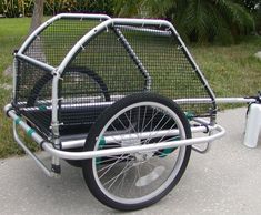 a bike with a basket attached to the front wheel