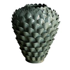 Glass and Ceramic Vases from the finest Italian artisans Textures In Nature, Scale Texture, Sculpture Pottery, Fish Scale Pattern, Elegant Vases, Pottery Projects, Vase Crafts, Decorative Vases, Cache Pot