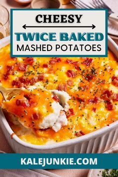 These cheesy Twice Baked Mashed Potatoes are a must-try! Made from tender russet potatoes, they bring all the flavor of classic twice-baked potatoes without the extra steps. Easy, creamy, and sure to impress your friends and family, this dish is perfect for any occasion. Comfort food made simple!